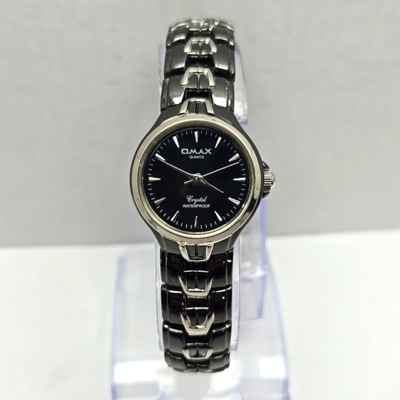 Womens Omax Quartz Watch Crystal Waterproof HBC044 New Battery - Picture 1 of 9